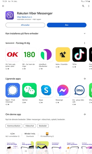 Vælg Åbn
