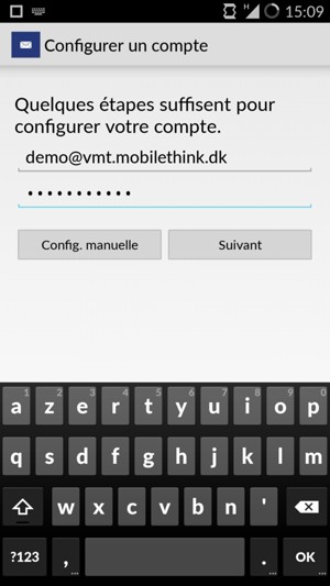 Saisissez votre adresse e-mail et votre mot de passe. Sélectionnez Suivant