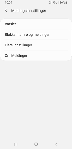 Velg Flere innstillinger