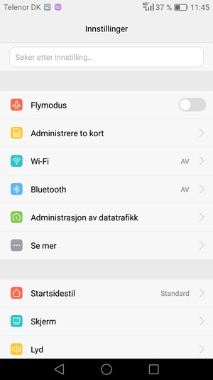 Velg Wi-Fi