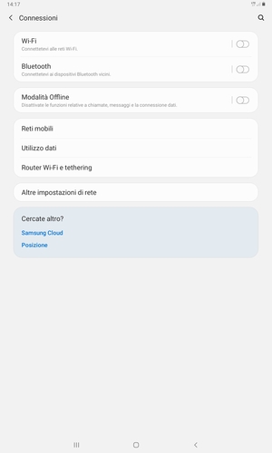 Seleziona Reti mobili