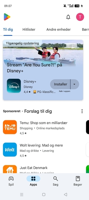 Vælg Søg