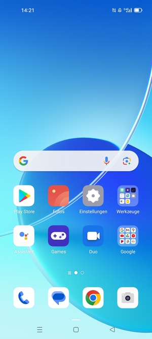 Wählen Sie Einstellungen