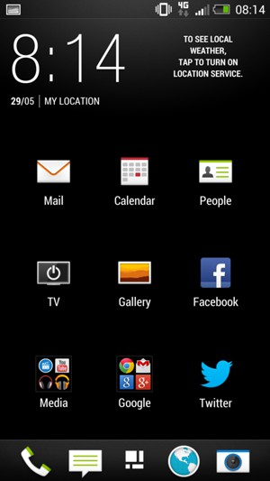 To copy your contacts from the SIM card, go to the Apps menu and select People