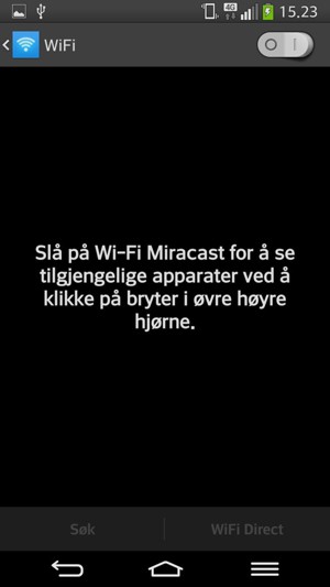 Slå på WiFi