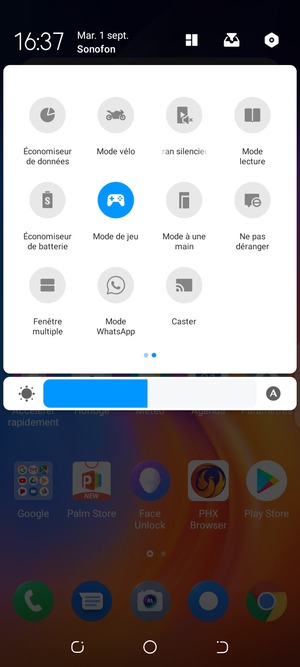 Activer le Économiseur de batterie