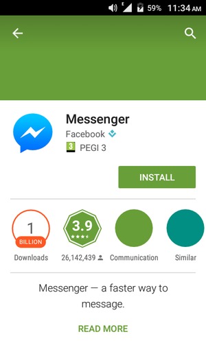 Select INSTALL