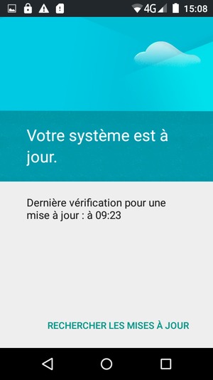 Sélectionnez Rechercher les mises à jour / Vérifier maintenant
