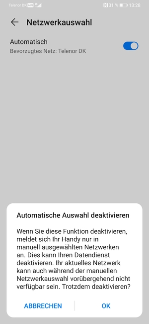Wählen Sie OK