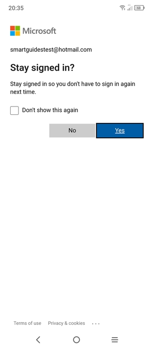 Select your preferred option