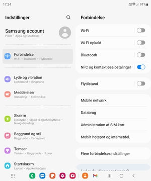 Vælg Forbindelse