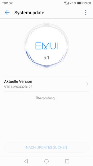 Warten Sie, bis die Suche abgeschlossen ist