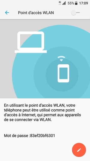 Sélectionnez Configurer le point d'accès Wi-Fi