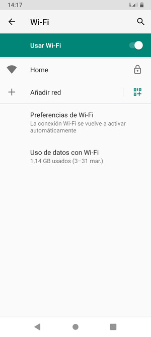Seleccione la red inalámbrica a la que desea conectarse
