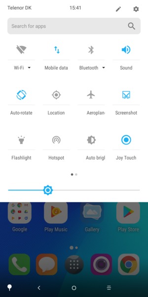 Select the Settings button