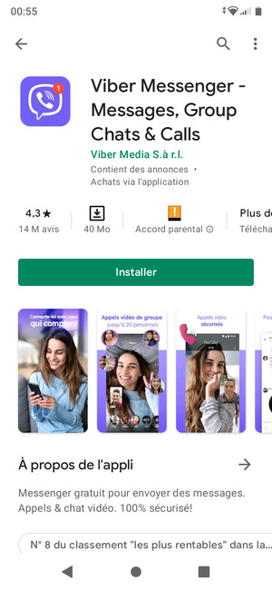 Sélectionnez Installer
