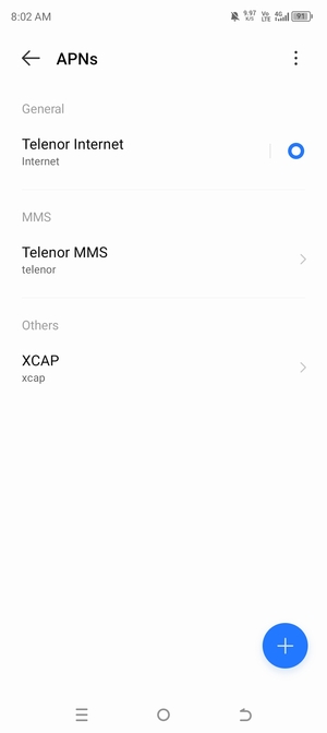 Select the Menu button