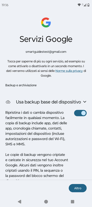Seleziona Altro