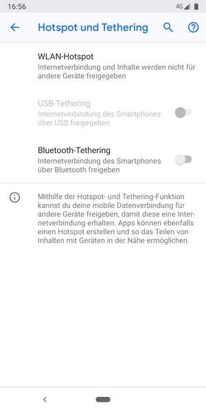 Wählen Sie WLAN-Hotspot