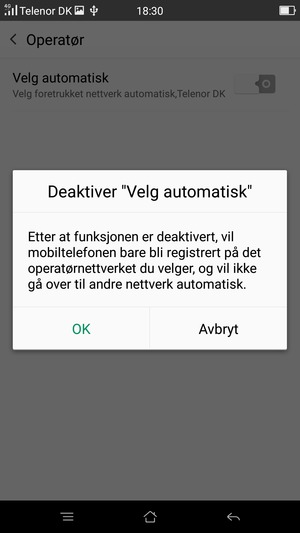 Velg OK