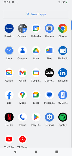Select Settings