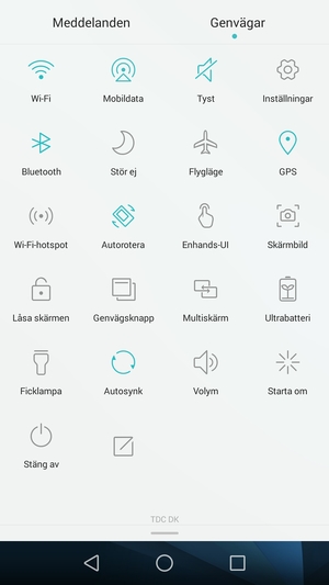 Stäng av Wi-Fi och Bluetooth