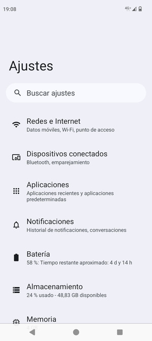 Seleccione Redes e Internet