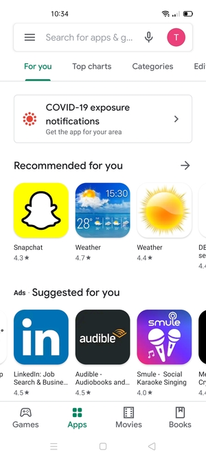 Select the Search bar