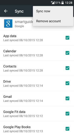 Select Sync now