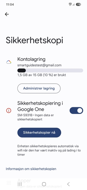 Velg Kontolagring
