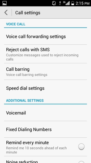 Select Voicemail