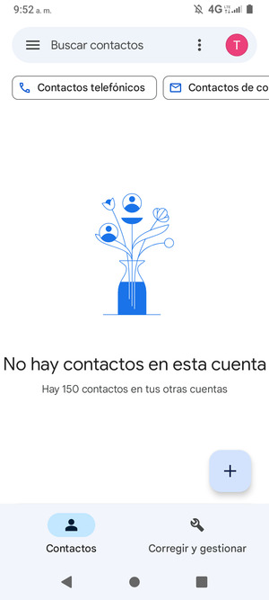 Seleccione Corregir y gestionar