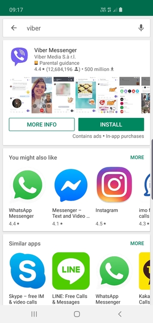 Select the app