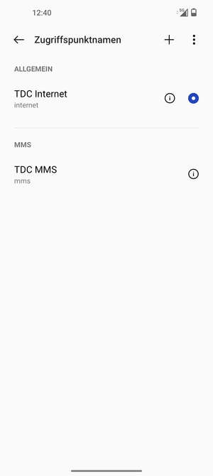 Ihr Handy ist nun für MMS eingerichtet