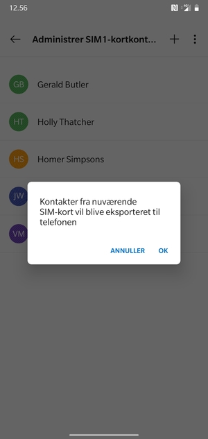Vælg OK