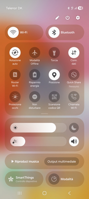 Disattiva Wi-Fi e Bluetooth