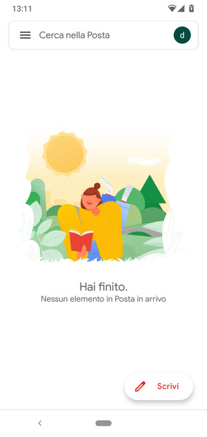 Il tuo account è pronto per l'uso
