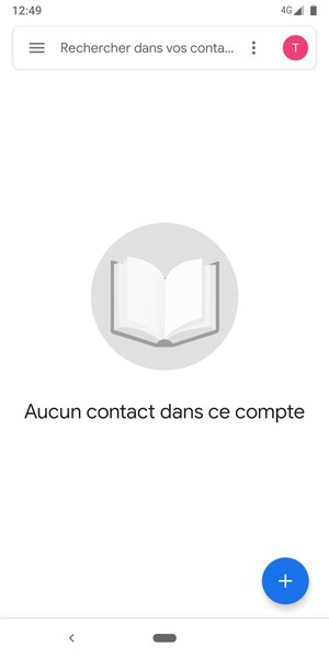 Sélectionnez le bouton du Menu