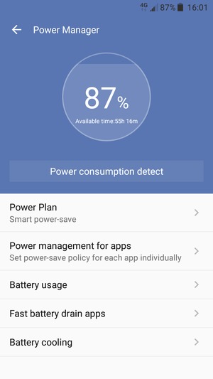 Select Power Plan
