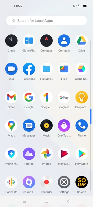 Select Settings