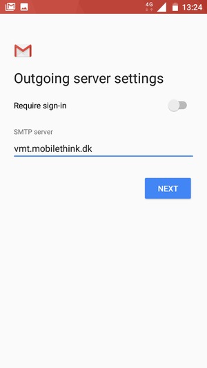 Turn off Require sign-in and select NEXT
