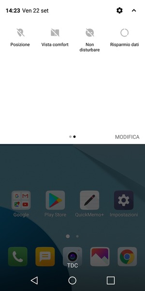 Disattiva Posizione