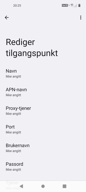 Skriv inn MMS-informasjon