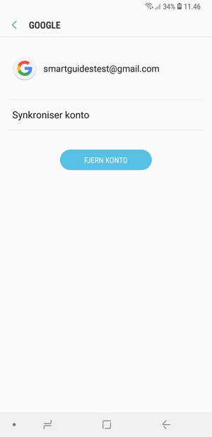 Vælg Synkroniser nu