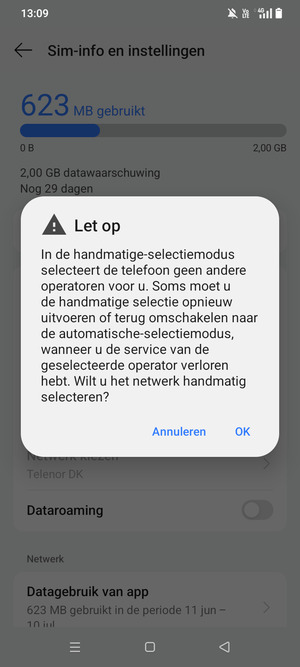 Selecteer OK