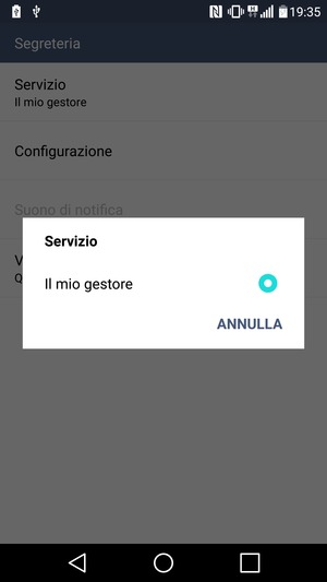Seleziona Il mio gestore