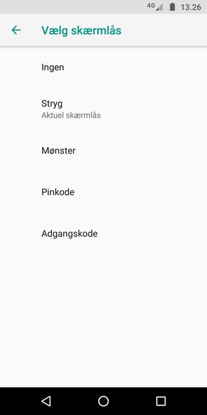 Vælg Mønster