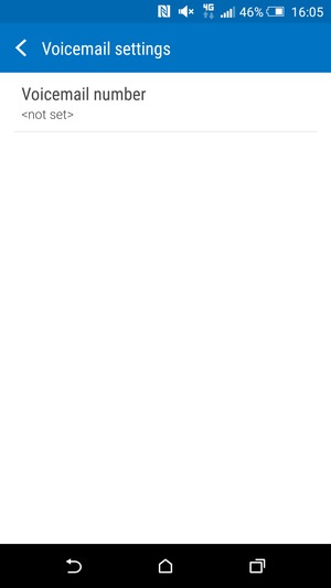 Select Voicemail number