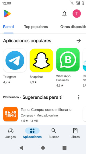 Seleccione Buscar