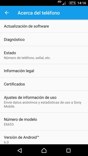 Seleccione Actualización de software